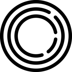 Big Frisbee Icon Svg Vector, Free Vectors File